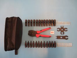 Solar MC4 Stecker Set 12 Stück Inklusive Crimpzange 2.5-6mm2