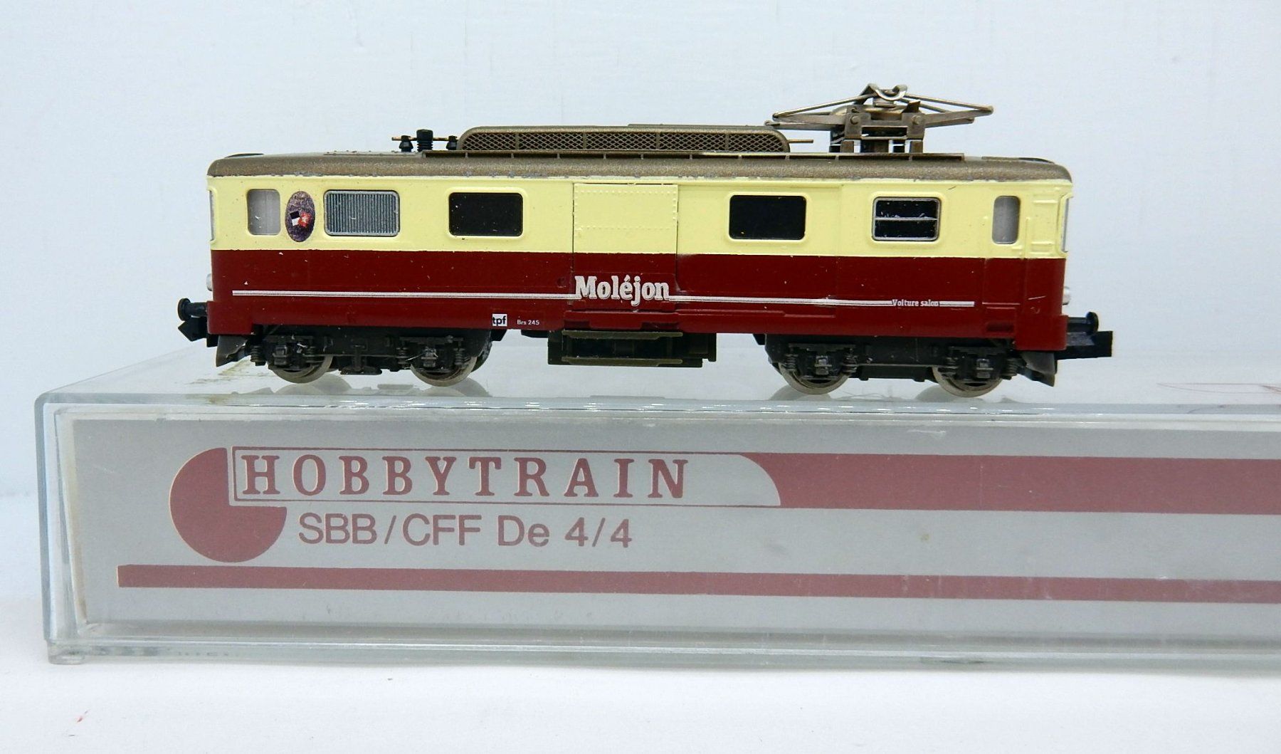 Kato Modellini di ferrovie: N  - TPF - Motrice De 4/4  - livrée   "Moléjon" – Usato da Locarno venduto da Gudrun2 1
