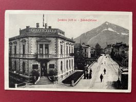 Ansichtskarte Dornbirn Hotel Weiss gelaufen 9.10.1919