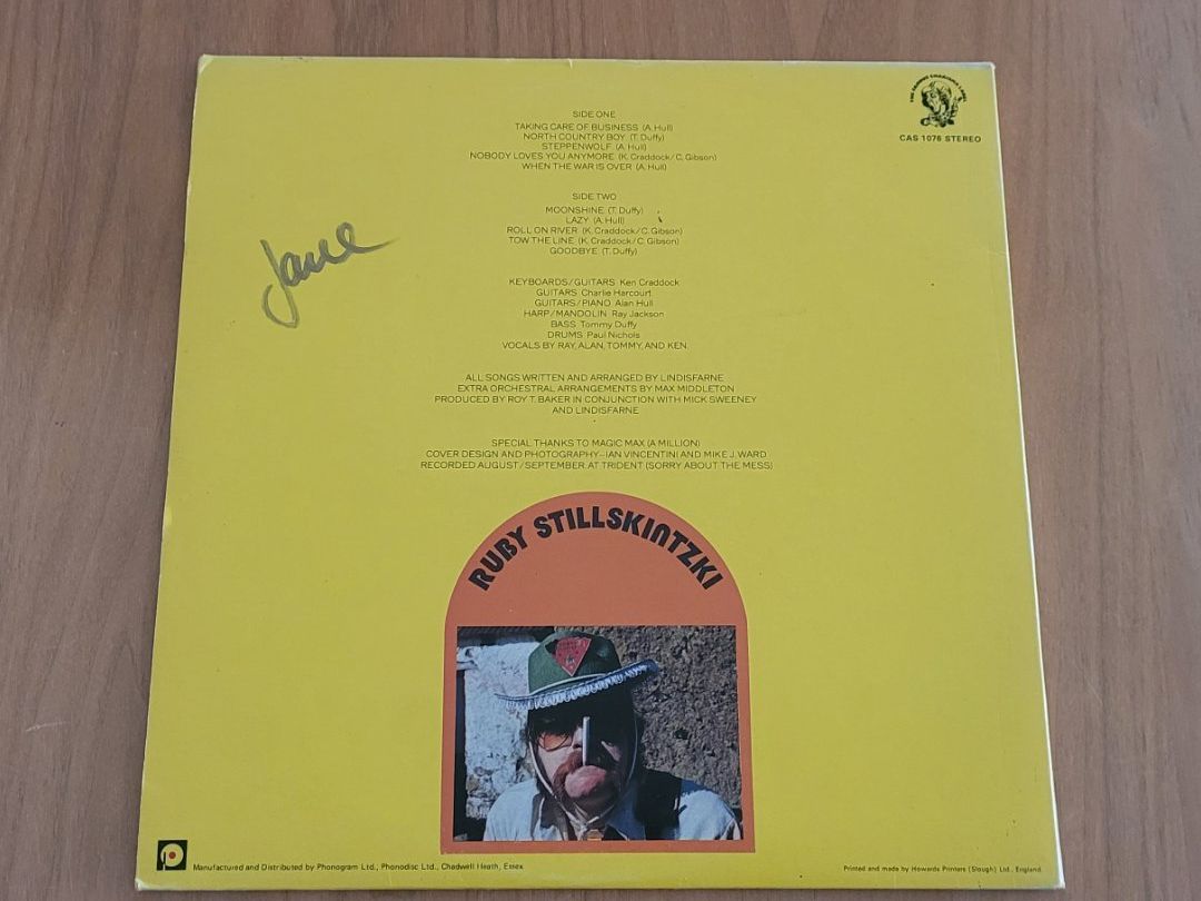Schallplatten: LP  Lindisfarne – Gebraucht aus Martigny von MZ-67 2