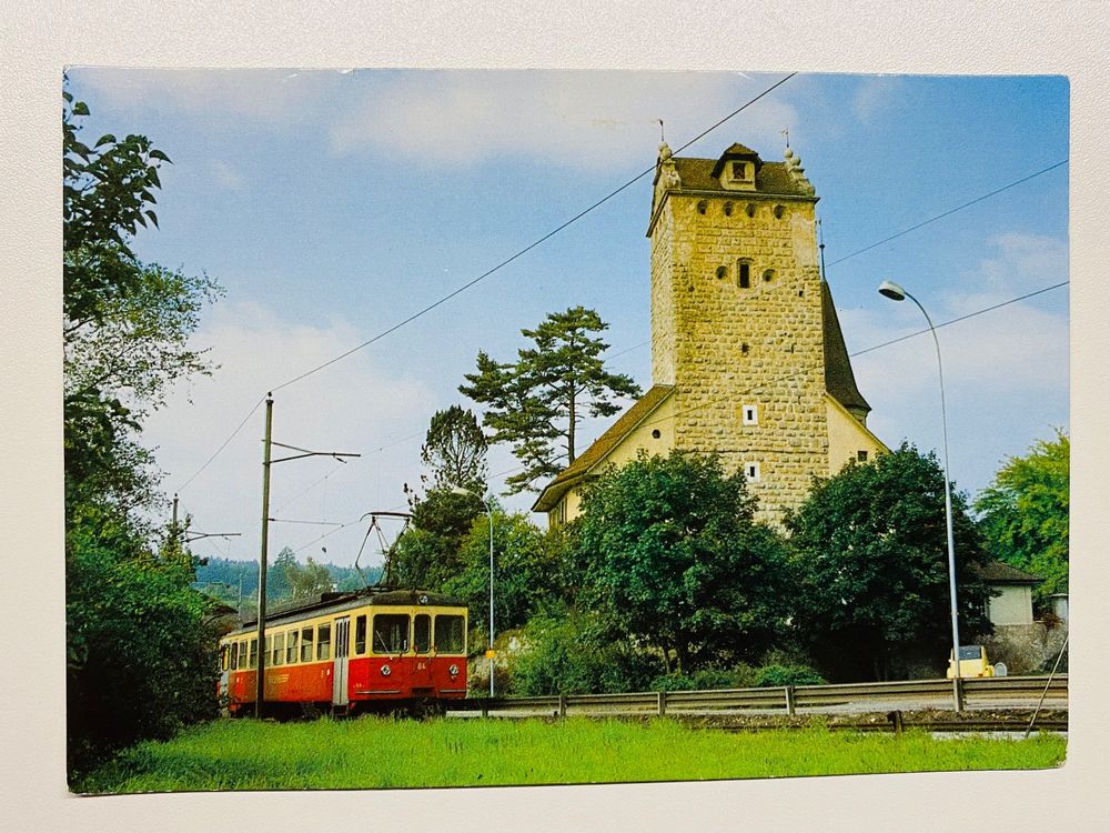 AARWANGEN BE mit OJB - Zug Bahn beim Schloss TOP Zustand (Neu (gemäss ...
