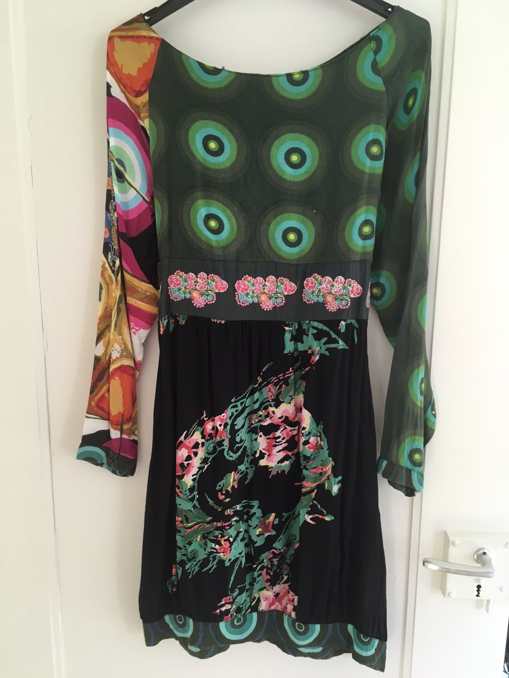 Vestiti: Desigual Kleid mit Pfauenmuster, Grösse M – Usato da Zürich venduto da mignonmignon 2