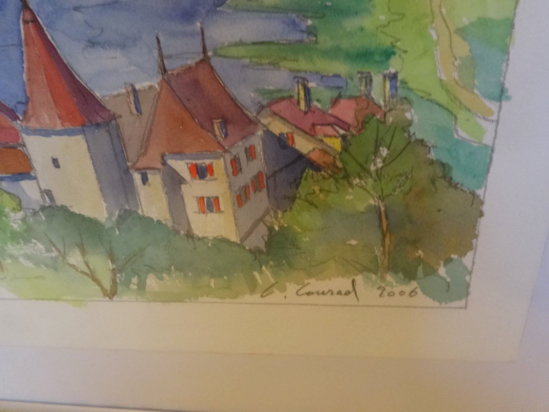 Gemälde: Aquarelle Erlach / Cerlier – Neu und originalverpackt aus Biel/Bienne von milamila02 3