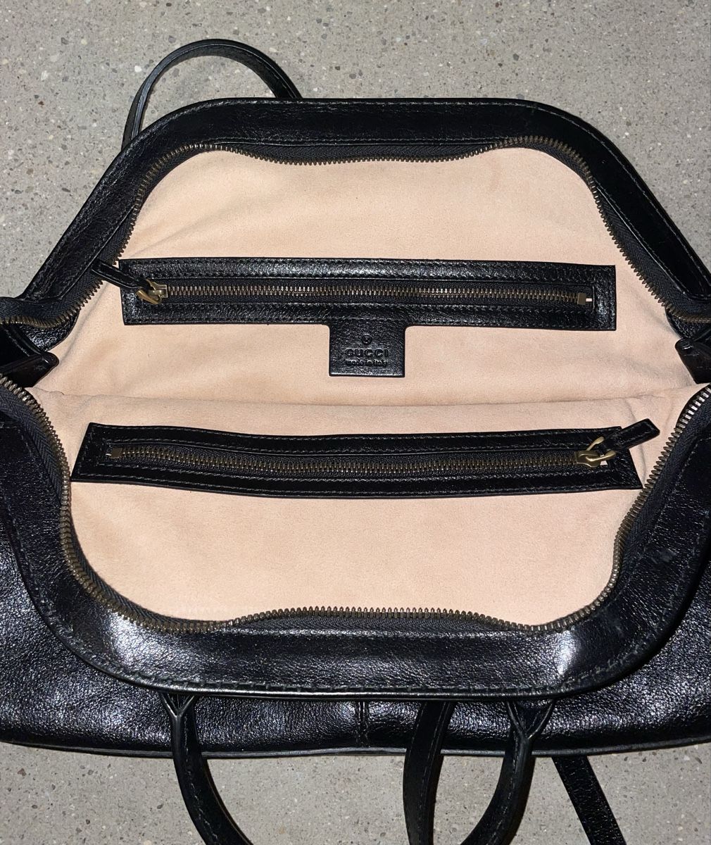 Gucci Borse da donna: Schwarze Gucci Handtasche Leder mit Staubbeutel – Nuovo (secondo la descrizione) da Regensdorf venduto da mla_zz7l 3