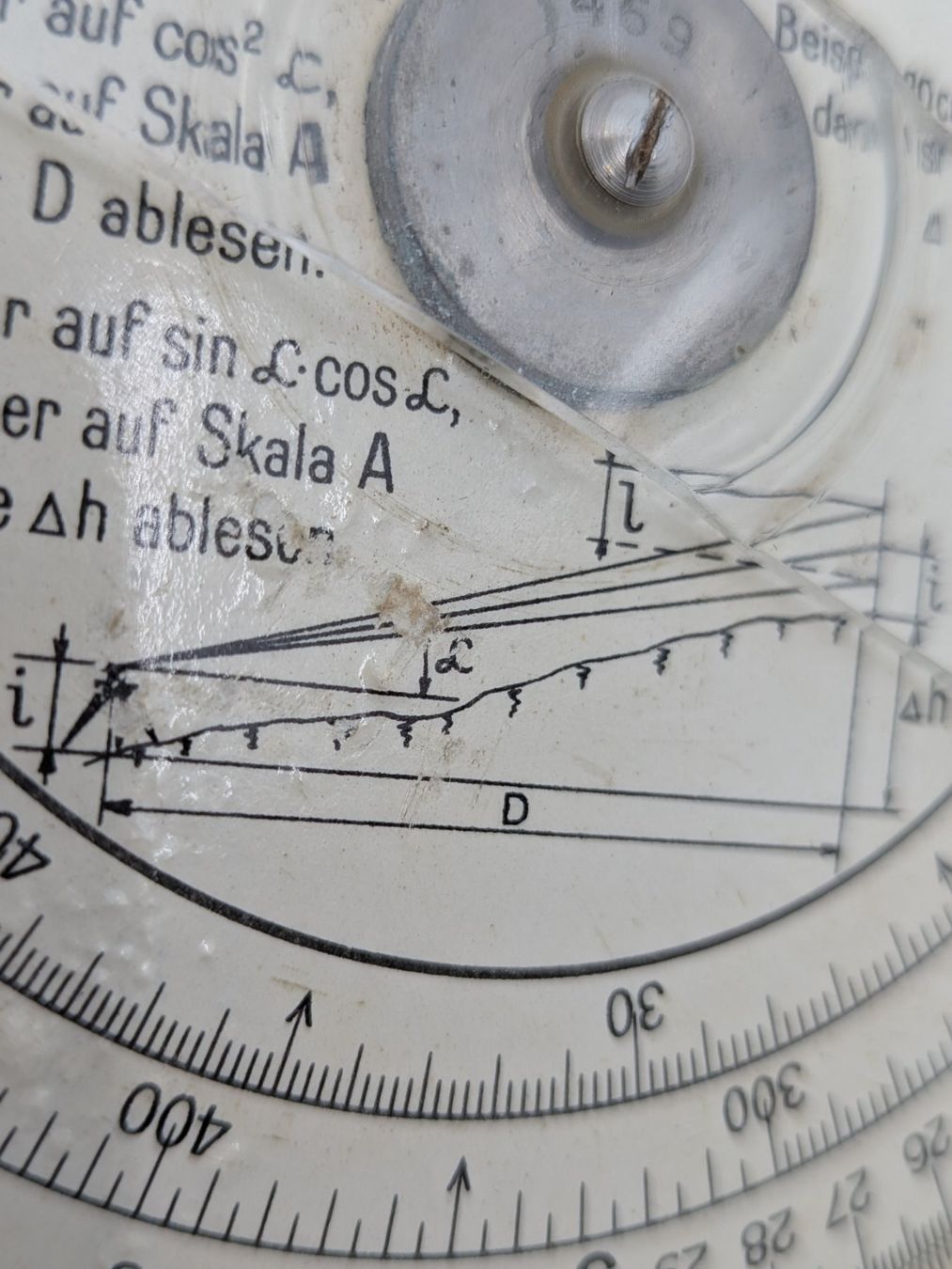 Calcolatrici tascabili: Rechenscheibe Loga Modell Topo 6400 – Usato da Emmen venduto da Brockofsky 2