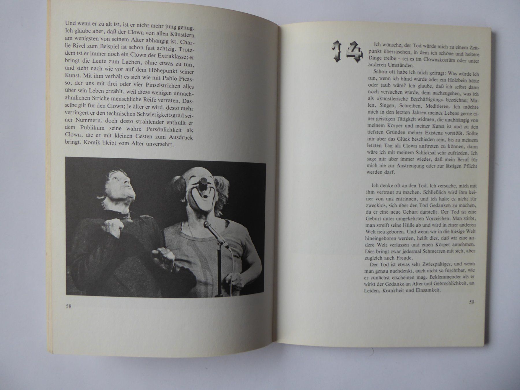 Libri: Buch Clown Dimitri, Patrick Ferla, W. Classen Verlag 1980 – Usato da Turbenthal venduto da Nautop 5
