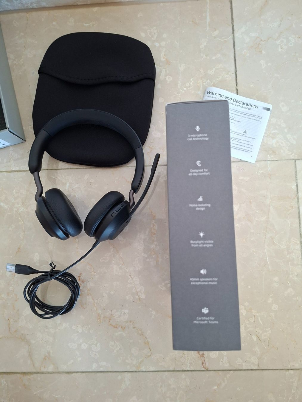 Jabra Cuffie: Jabra Evolve2 40 SE MS Stereo Headset (USB-A) – Usato da Therwil venduto da reiviloregne 1