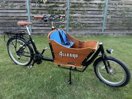 Frisch überholtes Cargo-E-Bike „Allegro“ ab 1.-