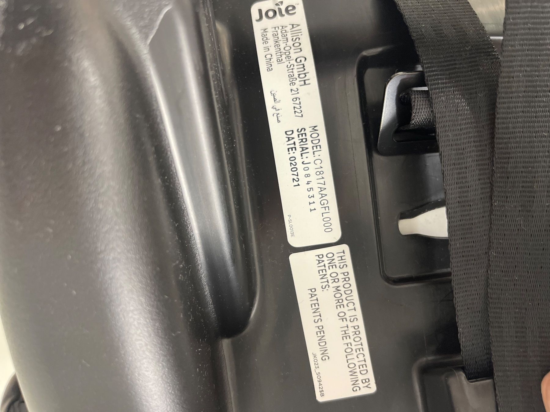 Joie Sièges auto: Joie i-Snug Babyschale – D'occasion à Hüttlingen par fik_j6ry 3