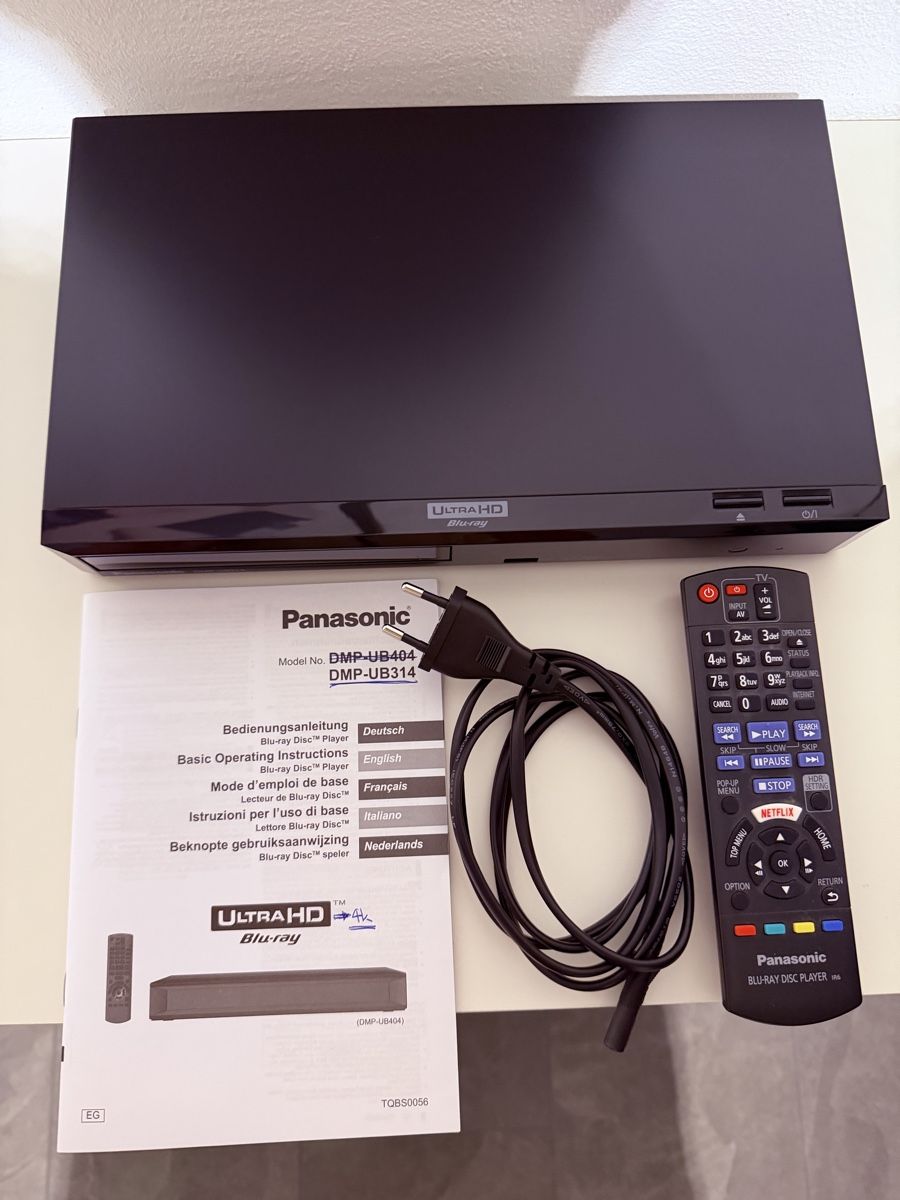 Tutti i DVDs: Panasonic Ultra HD Blu-ray/DVD Player – Usato da Bubikon venduto da Chliini