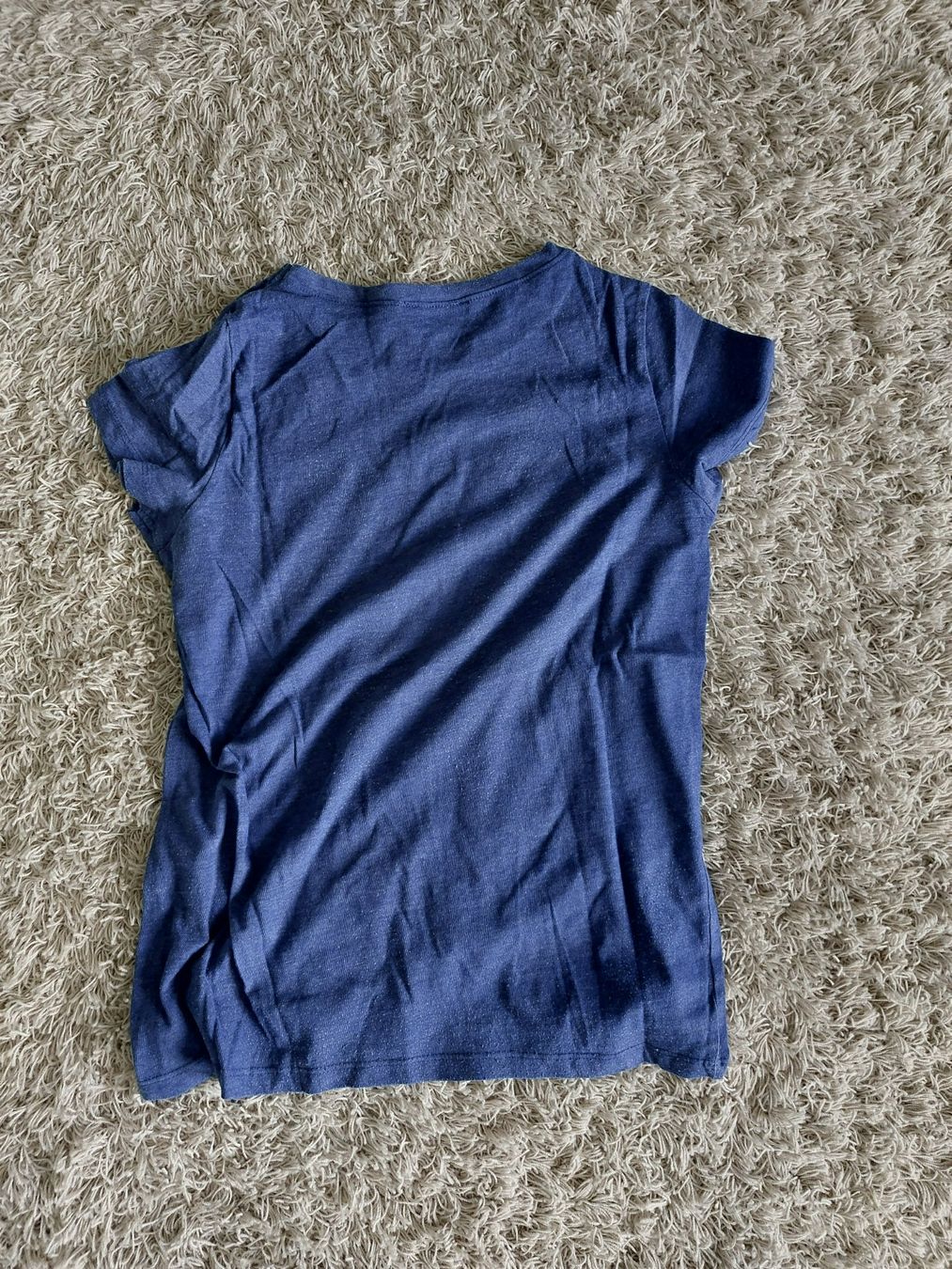 T-shirt: T-Shirt Weltall Print Blau – Usato da Neftenbach venduto da lor_7thq 1