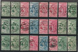 Lot UPU 1900. gestempelt