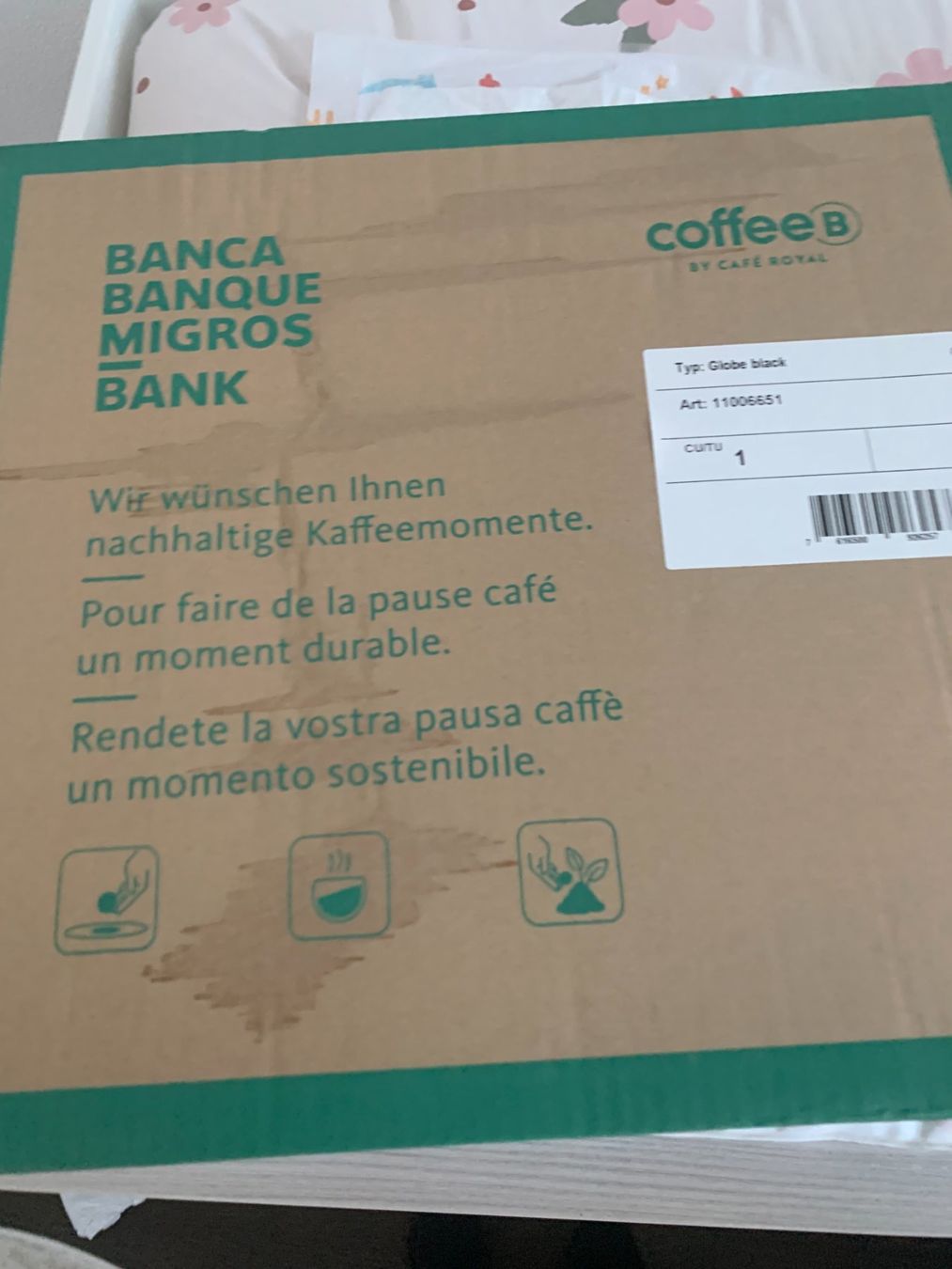 Coffee B Macchine per caffè & Macchine per espresso: NEUE Coffee B Globe Black Kaffeemaschine - Neu – Nuovo e nell'imballaggio originale da Arbon venduto da Saemis 8