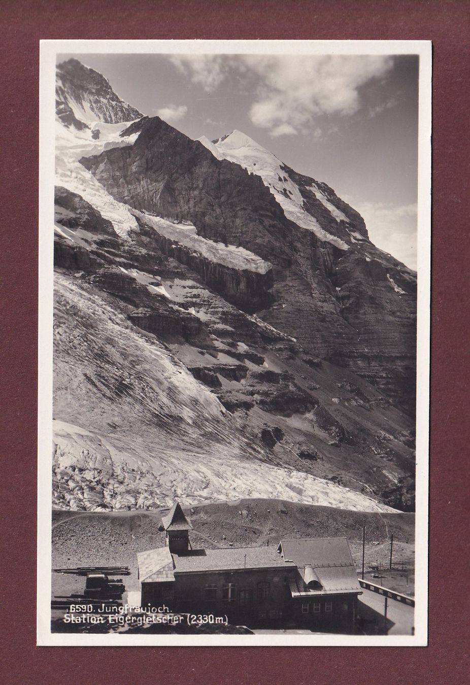 Cartes postales: JUNGFRAUJOCH - Station Eigergletscher – D'occasion à Pully par nicecards