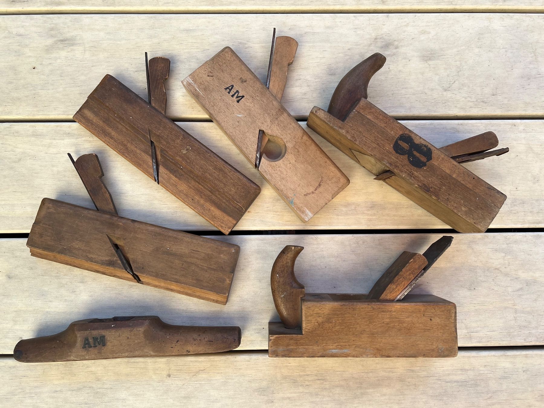 Alle Werkzeuge: 5 antike Holz Hobel – Gebraucht aus Kerzers von Pippuri96 1