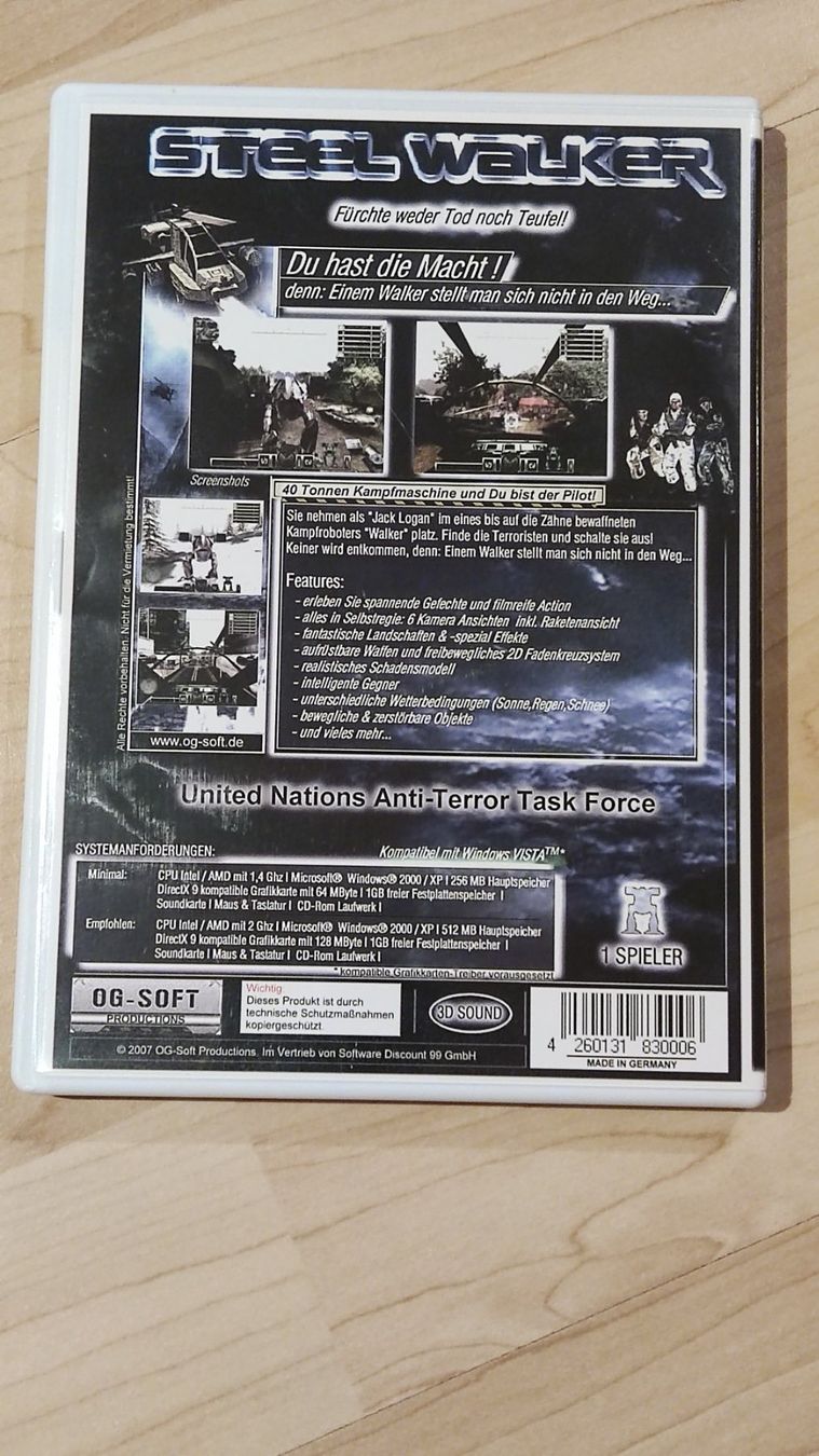 Giochi: Steel Walker von Software Discount PC Spiel – Usato da Schongau venduto da Retro_Shop 1