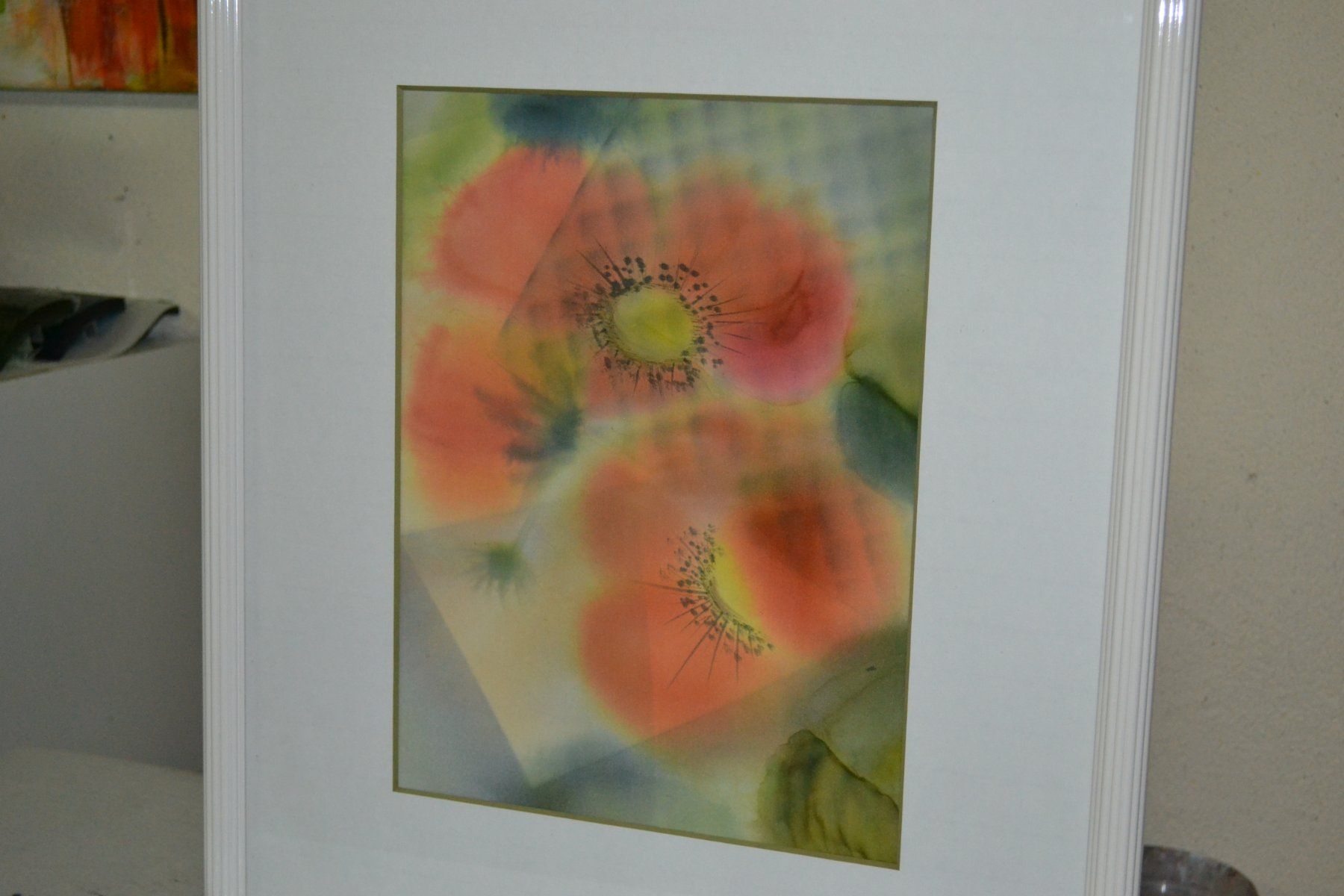 Foto & Immagini: 50x60 Aquarell-Seide mit Rahmen Glas – Nuovo (secondo la descrizione) da Wolfhalden venduto da Zinauktion