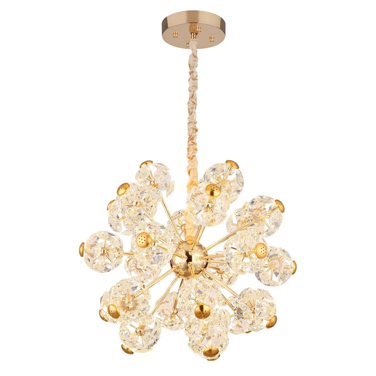 Lampadari & plafoniere: LED Pendelleuchte, Gold, 135 cm Höhe – Nuovo (secondo la descrizione) da Kreuzlingen venduto da Smart-Light