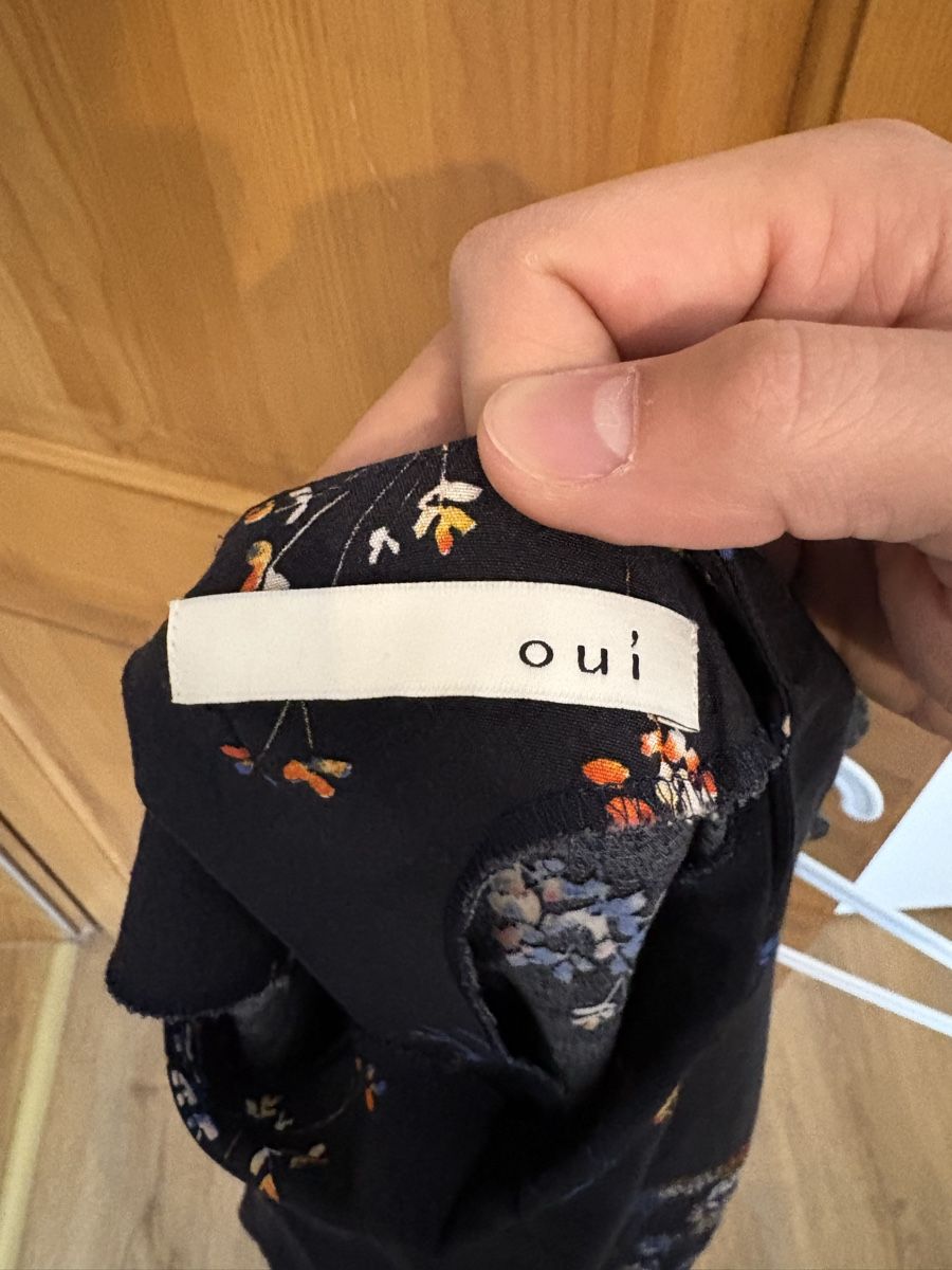 Camicette: OUI Bluse, Gr. 36, Dunkelblau mit Blumenmuster – Usato da Zürich venduto da viv_qvk6 2
