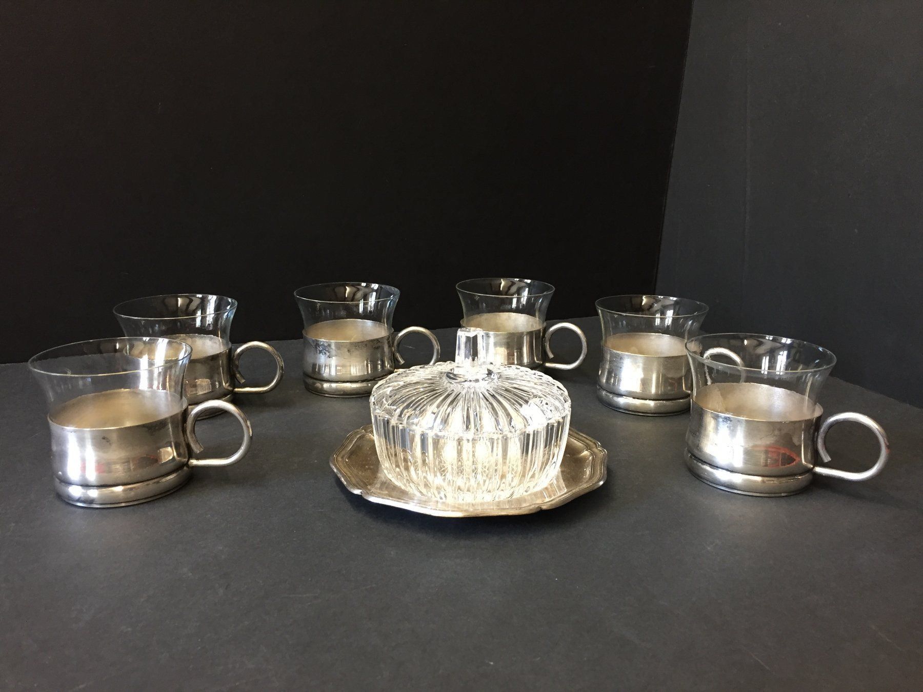 Geschirrsets: Vintage Tee / Kaffee Service Versilbert – Gebraucht aus Schaffhausen von vintageworld 1