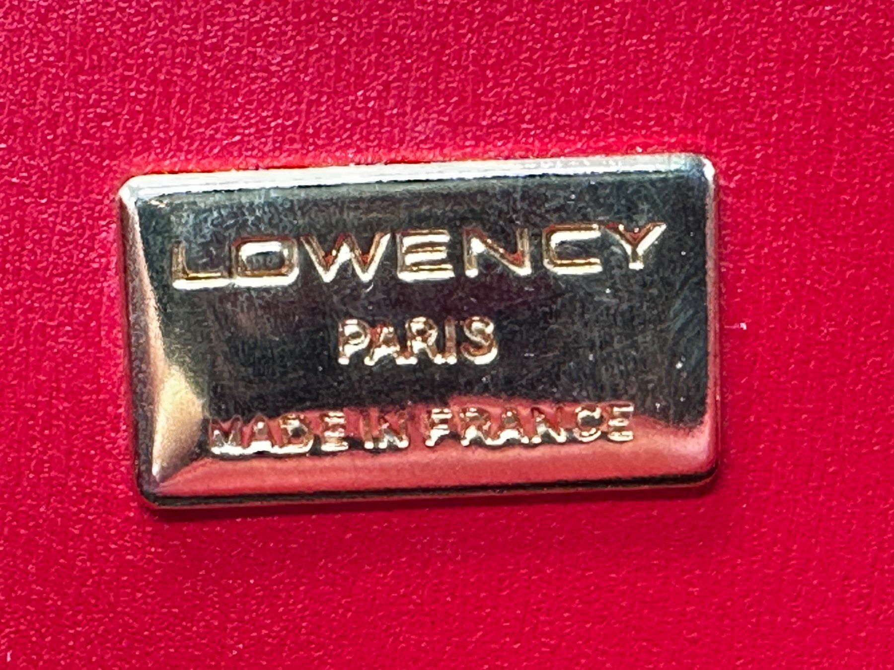 Taschen für Damen: Sac à main LOWENCY Paris en cuir rouge – Gebraucht aus Morges von vintix 9