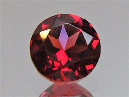 Grenat Rhodolite rond 5 mm/0.52 ct pièce
