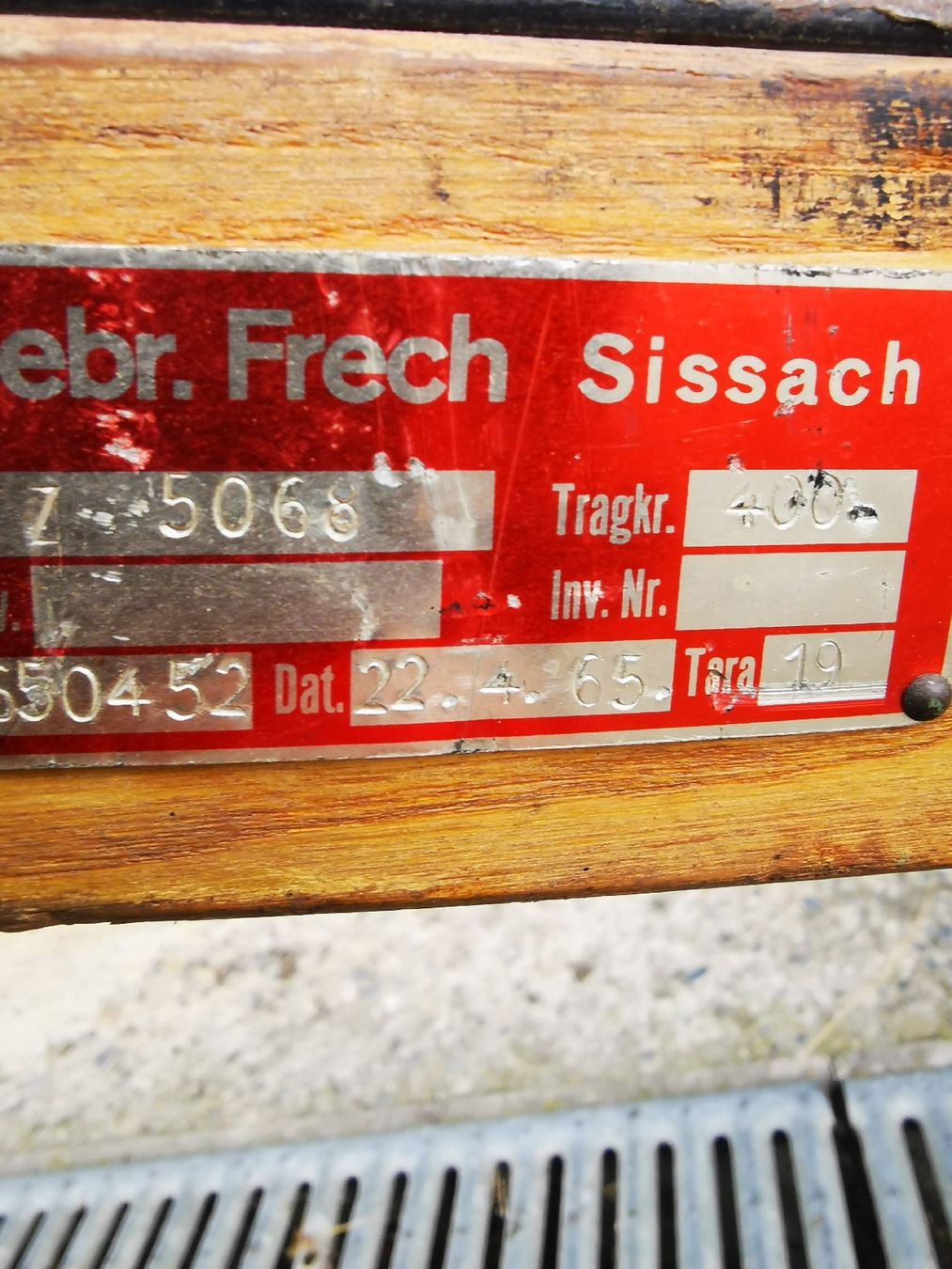 Tutti gli attrezzi: Alte Sackkarre "Gebr. Frech Sissach" funktionert eiwandfrei. – Usato da Langnau i. E. venduto da Seisam 2