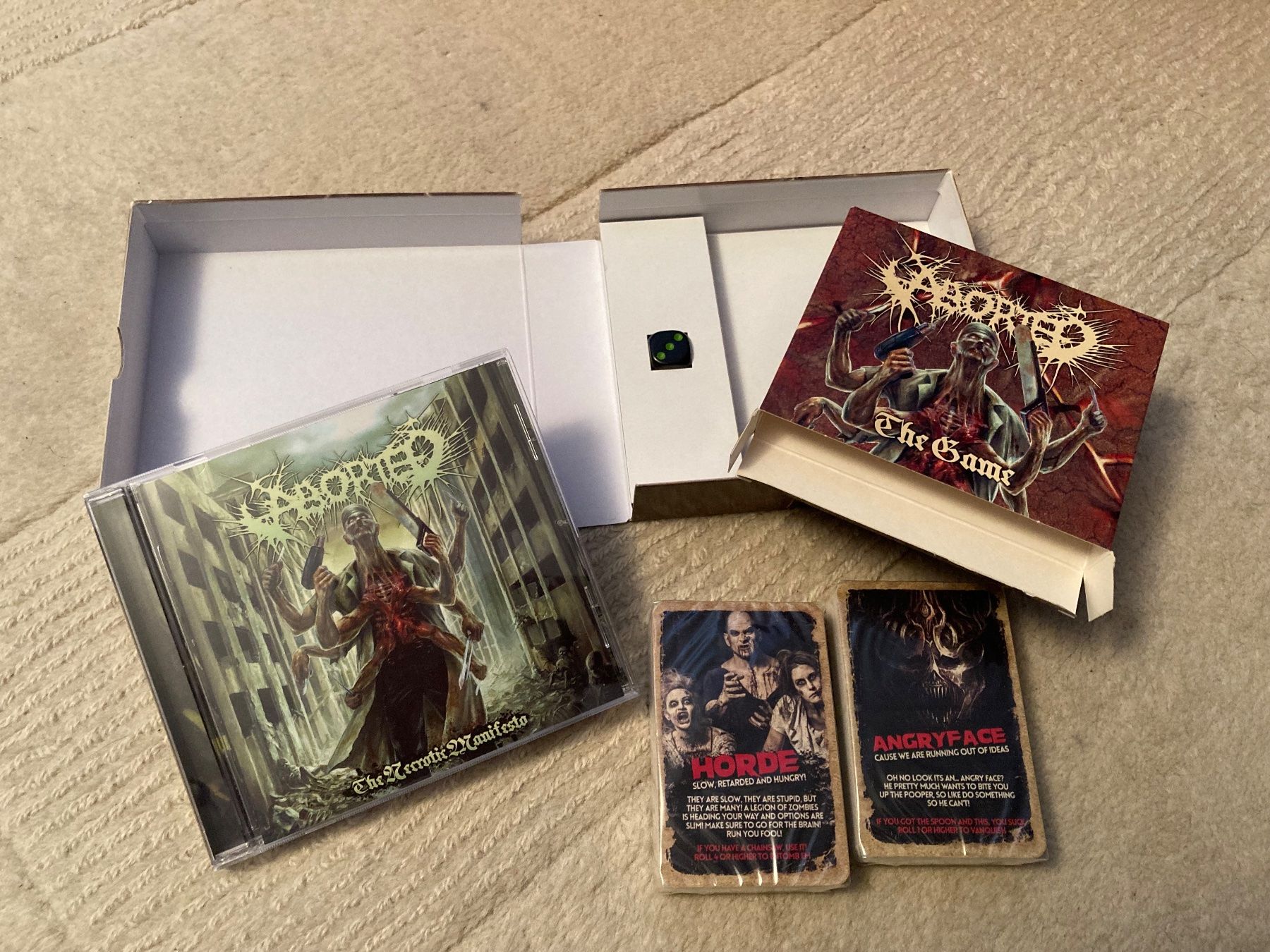 CD: ABORTED - The Necrotic Manifesto Deluxe Box – Usato da Wagenhausen venduto da Novafreund283 1