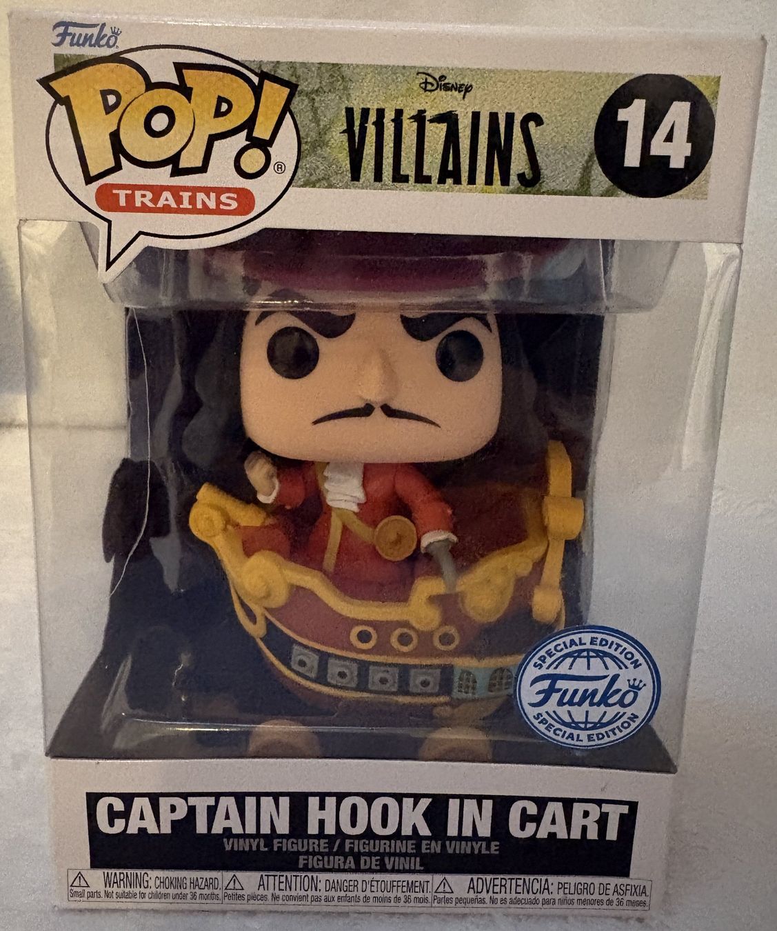 Funko Statuette: Funko Pop - Trains - 14 - Captain Hook in Cart – Nuovo e nell'imballaggio originale da Meisterschwanden venduto da McSchein