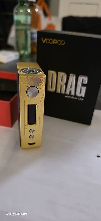 Altri Prodotti per fumatori: Voopoo Drag Mod Gold Edition+ Gold Kopf – Usato da Holziken venduto da Simi.zimmer 4