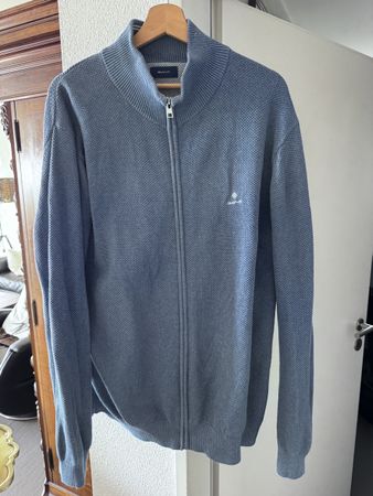 GANT Strickjacke Herren Gr. 3XL blau Top Zustand