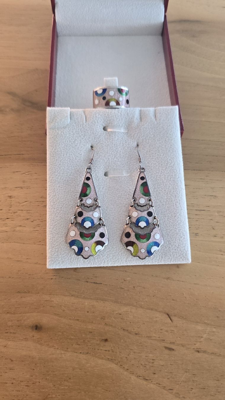 Altri gioielli: Silber 925 Set Ohrhänger + Ring – Usato da Rorschacherberg venduto da Olgamedved 9