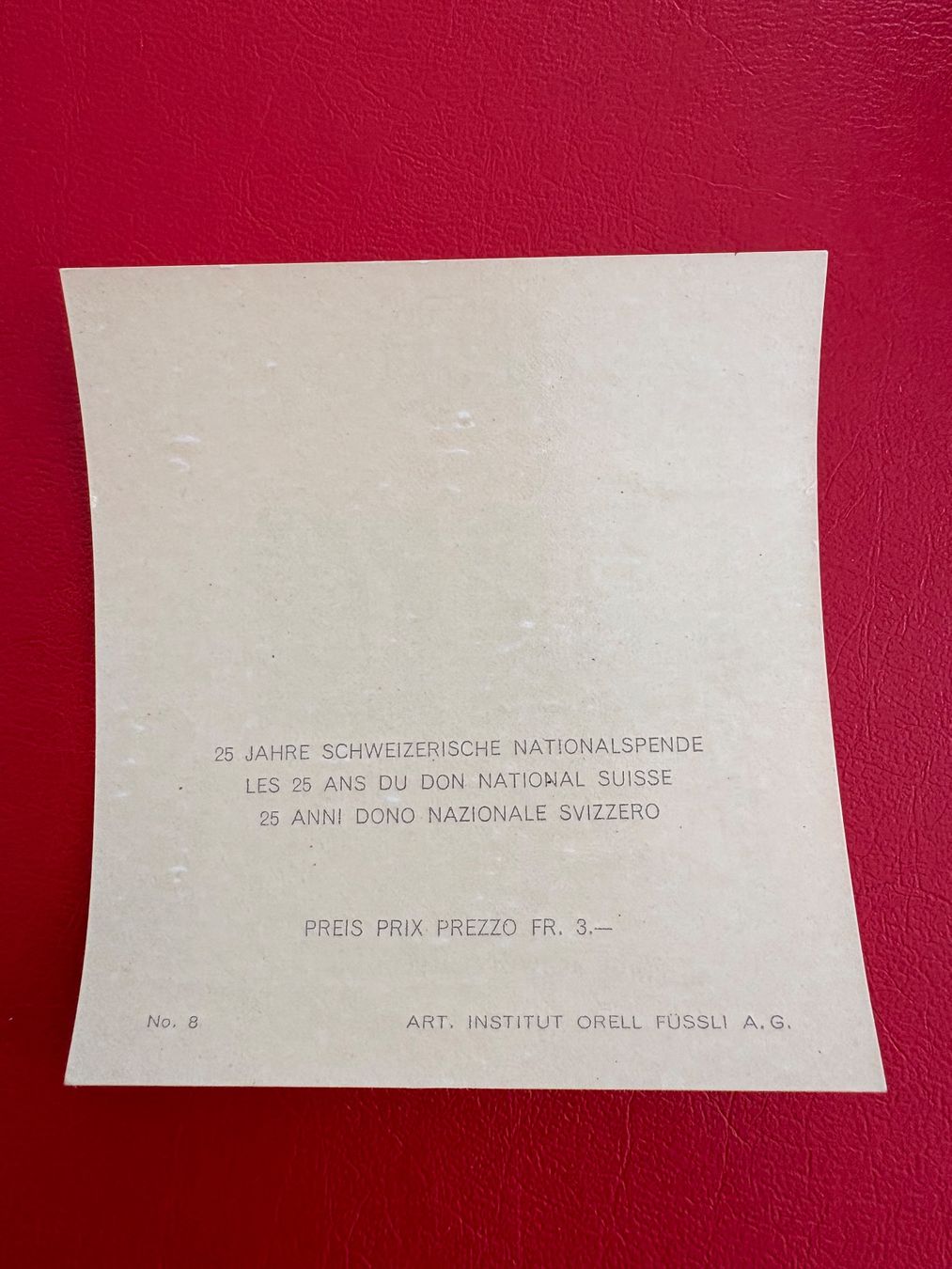 Tutti i francobolli: Block W14 1943 Postfrisch – Usato da St-Légier-Chiésaz venduto da Theo006 1