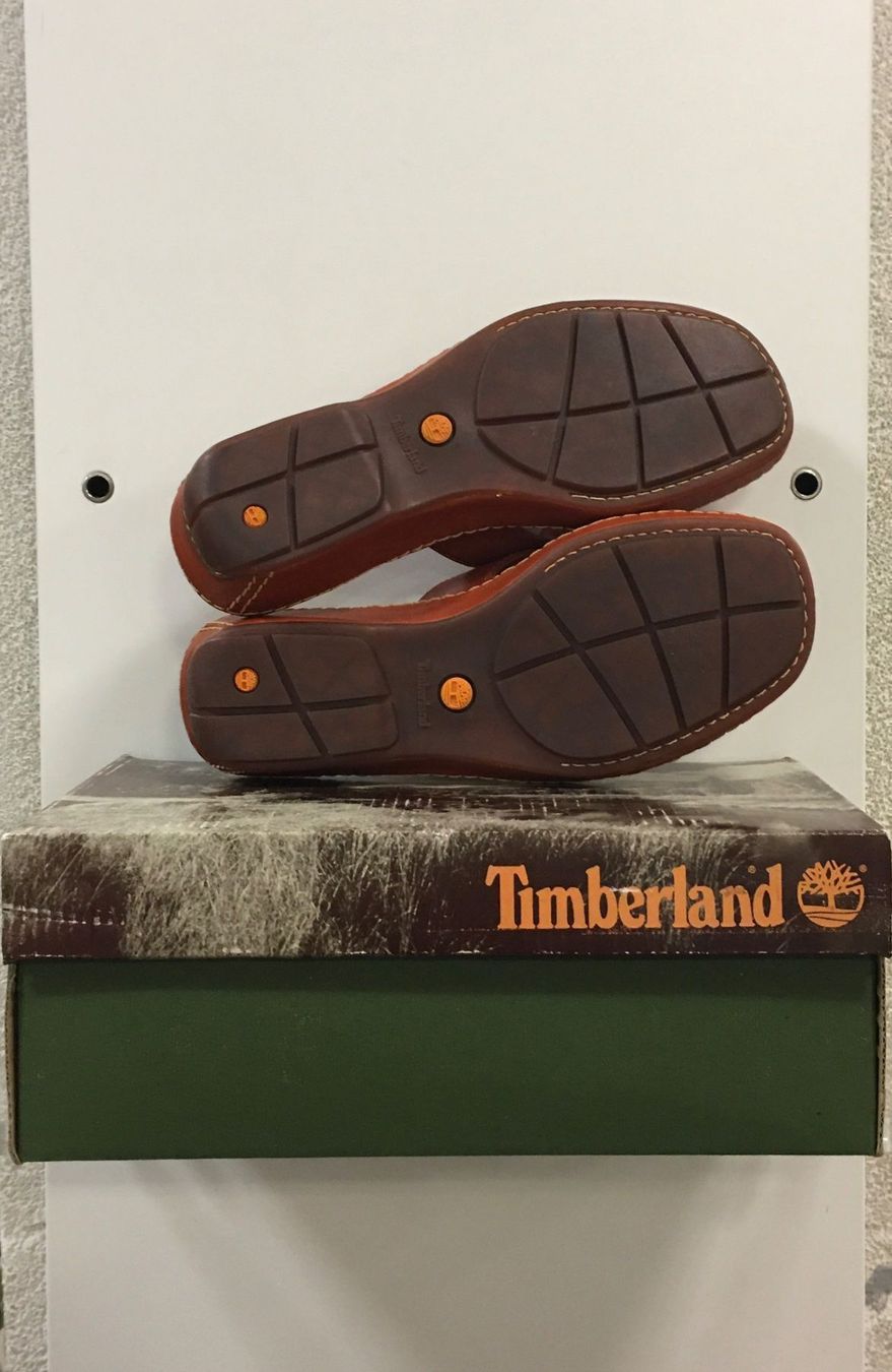 Timberland Scarpe da donna: TIMBERLAND PANTOLETTEN    Leder    Orange       Gr.38.5 – Nuovo e nell'imballaggio originale da Zürich venduto da LIQUIDATOR.CP 2