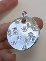 Anhänger Blumen Silber 925