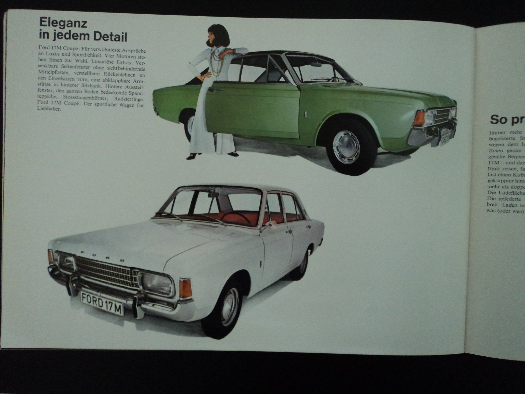 Ford Documenti: Prospekt Ford 17M 1960er – Usato da Schwarzenburg venduto da modelCARama 5