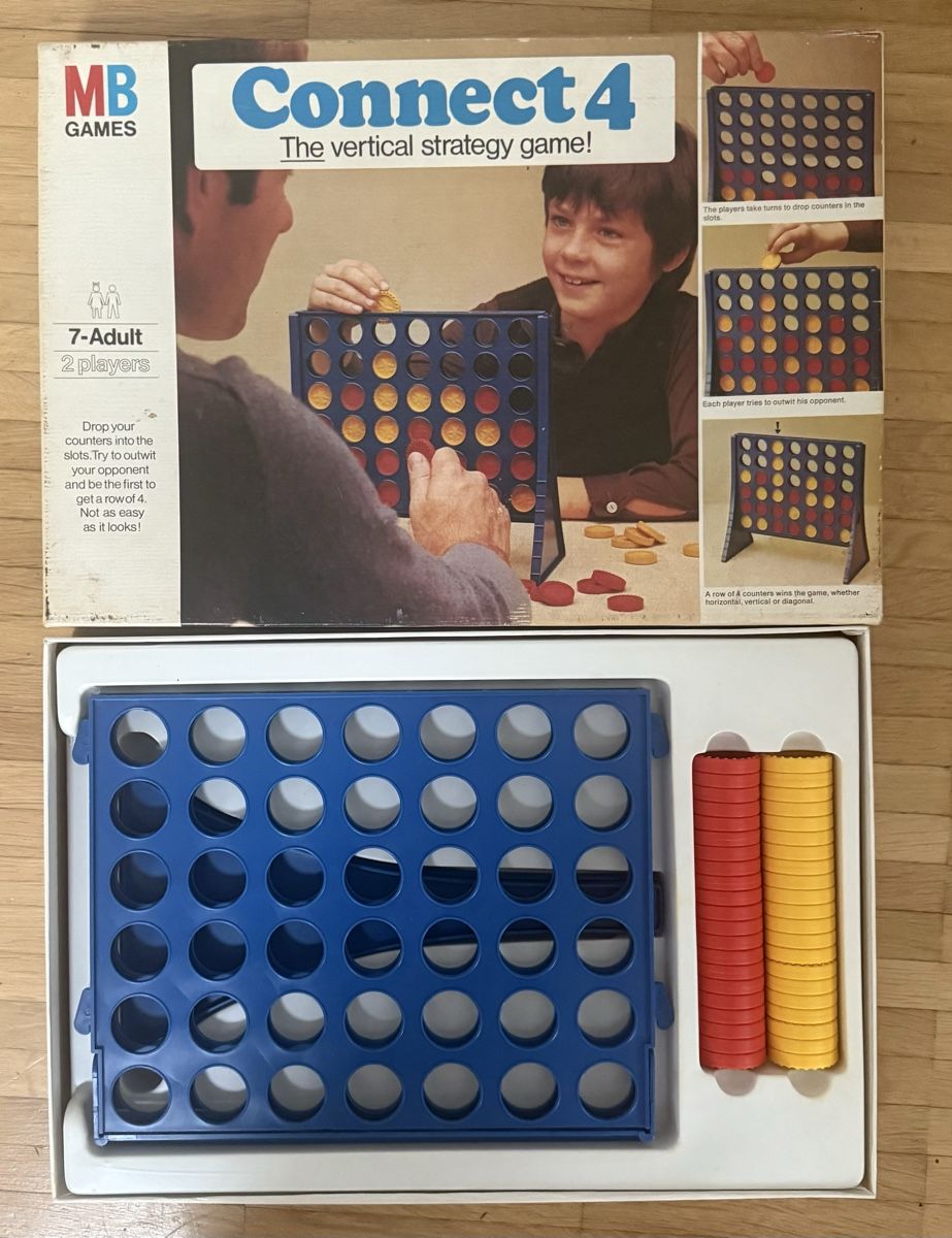 Giochi: Connect 4 Spiel von 1975 Jahr  – Usato da Opfikon venduto da Luis144 1