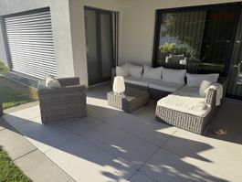 Gartenlounge inkl. Tisch 