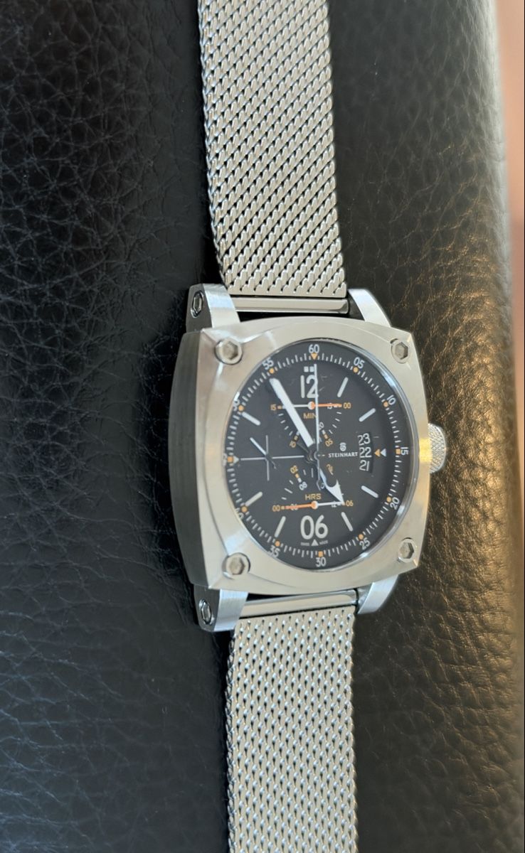 Steinhart Orologi: Steinhart Aviation Chrono, Automatic, 44mm – Nuovo (secondo la descrizione) da Au ZH venduto da parabellum60 6