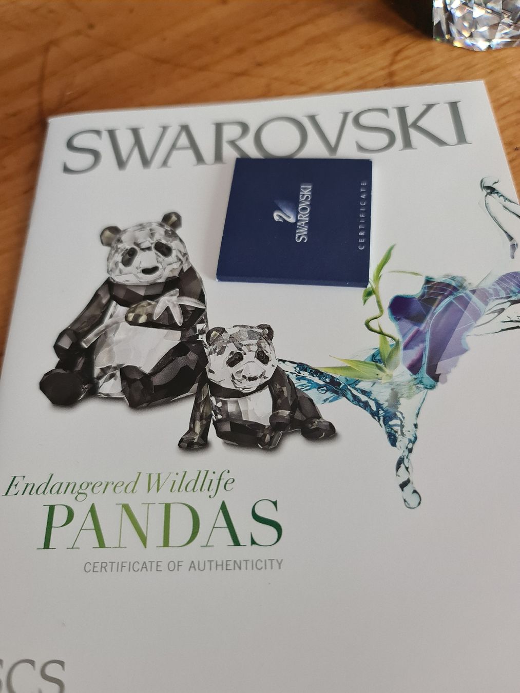 Swarovski Tutte le decorazioni: Swarovski Figur SCS Pandas Originalverpackt – Usato da henau venduto da Rockj 3