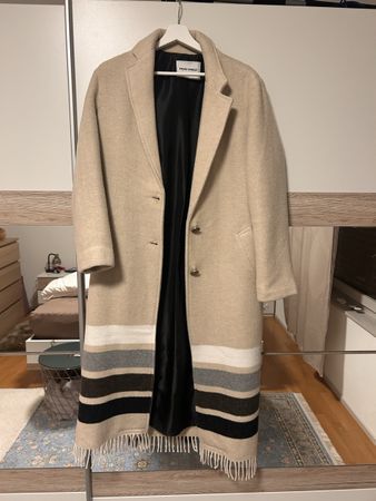 Front Street 8, Wintermantel, Beige/Bunt