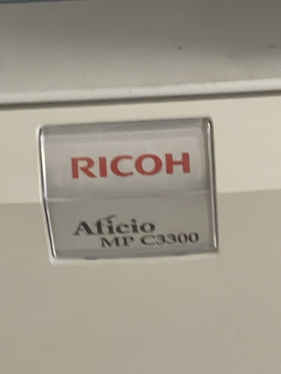 Ricoh Fotocopiatrici: Ricoh Aficio MP C3300 Farbdrucker – Usato da Wängi venduto da Bmo 1