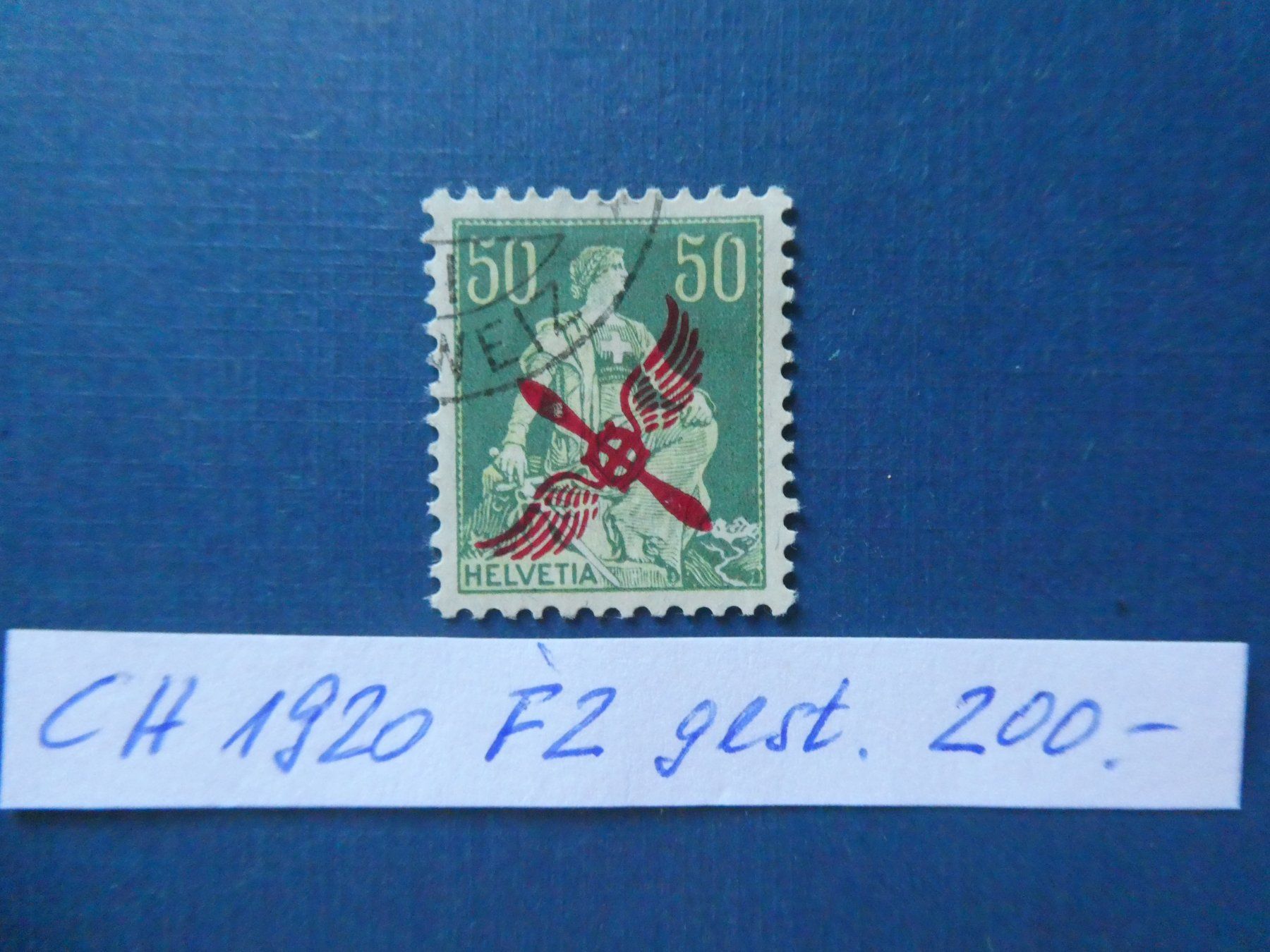 Alle Briefmarken: CH 1920 F2 gestempelt – Gebraucht aus Lausen von Herbamare01