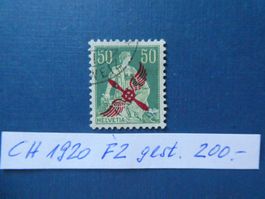 CH 1920 F2 gestempelt
