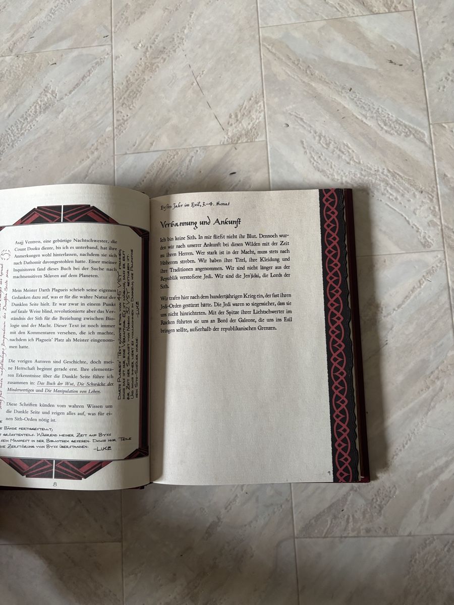 Libri: Star Wars Das Buch der Sith – Nuovo (secondo la descrizione) da Schübelbach venduto da bet_n5l9 3