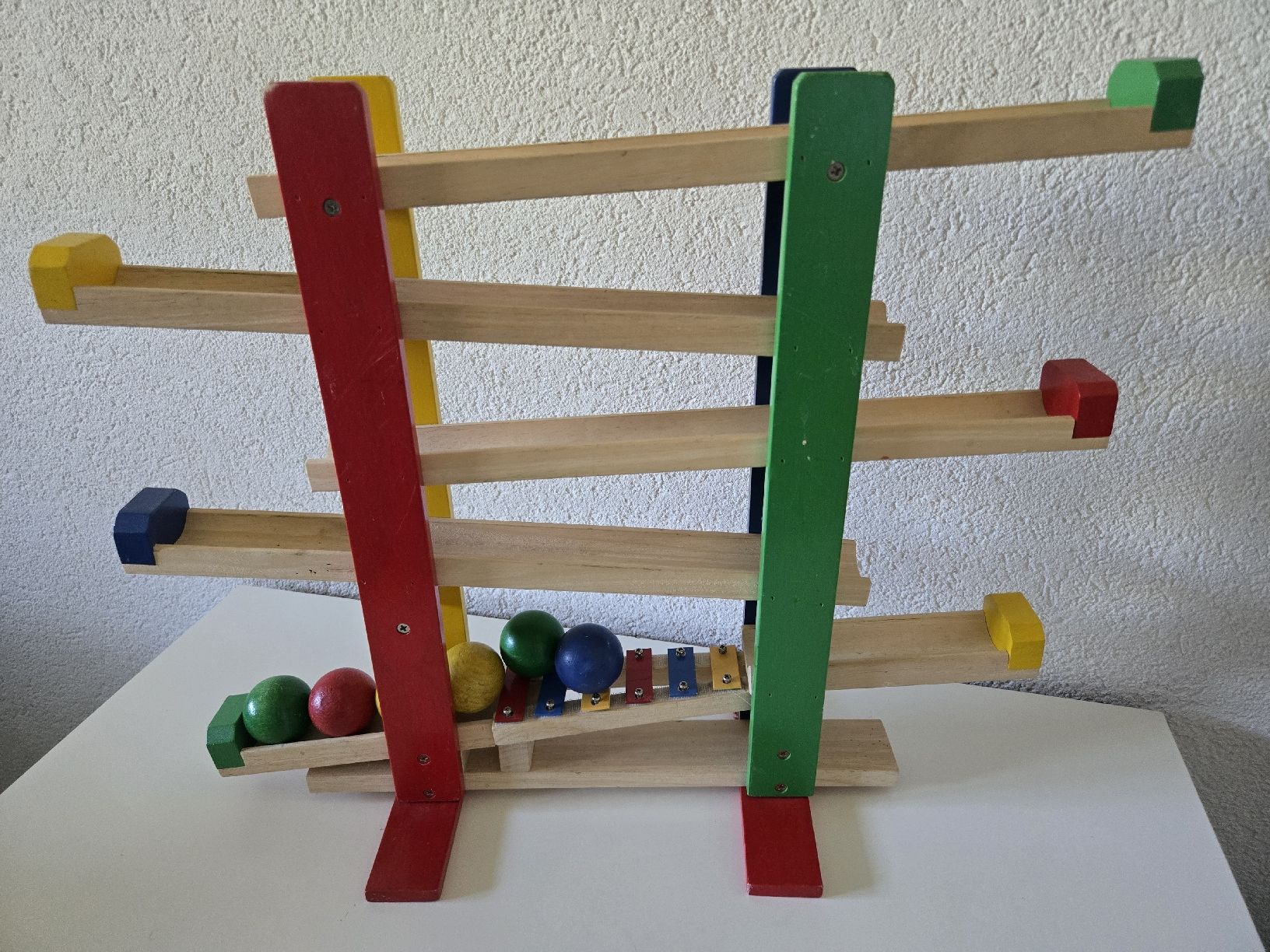 Spielzeuge: Holzkugelbahn – Gebraucht aus Rüschegg Gambach von zbi_7jfh
