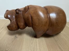 Grosses Afrikanisches Nilpferd (53x30x25 cm, ca. 8 kg)