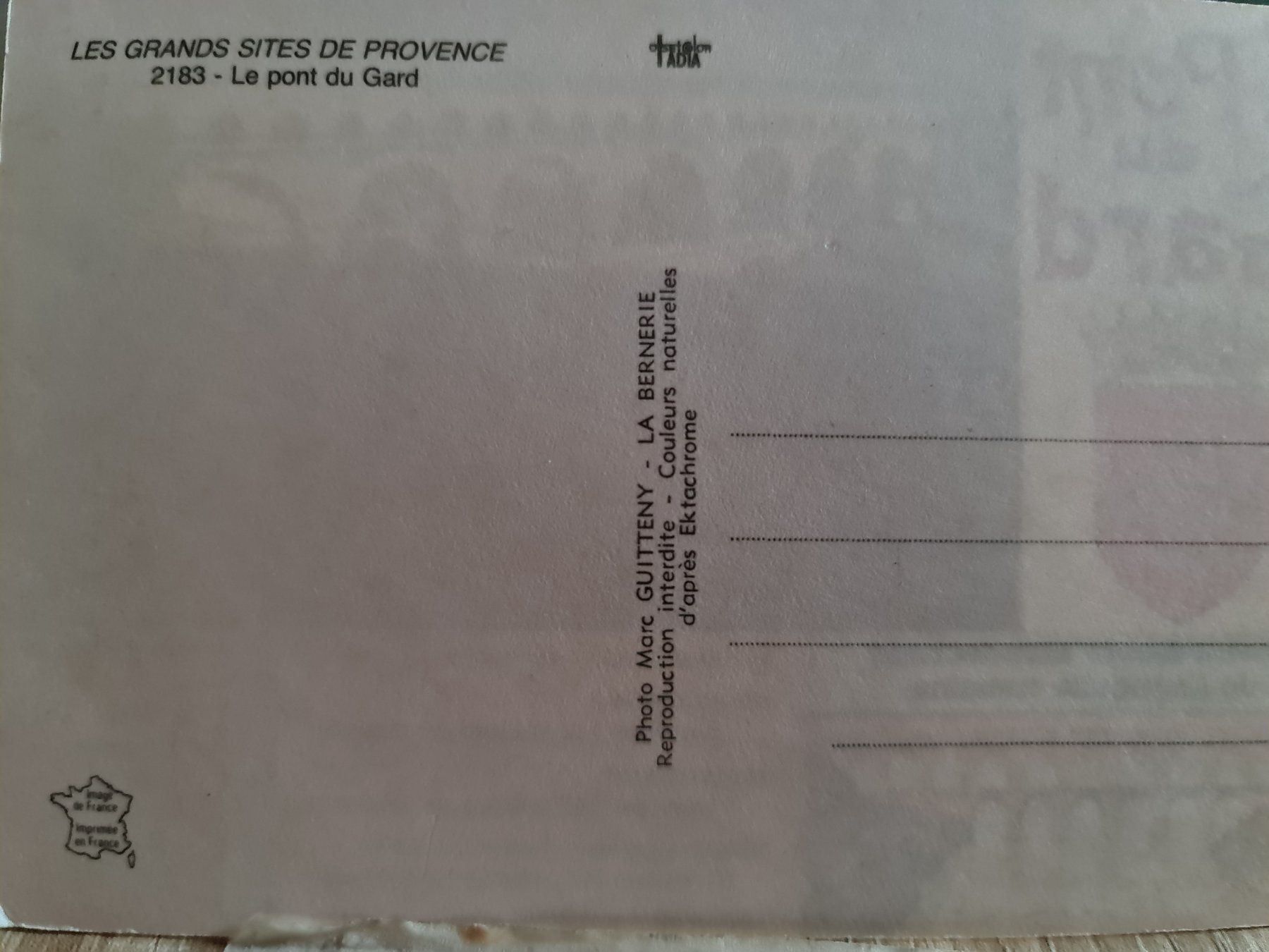 Cartoline postali: Ansichtskarte Pont du Gard Provence – Usato da Dintikon venduto da Vexi 1
