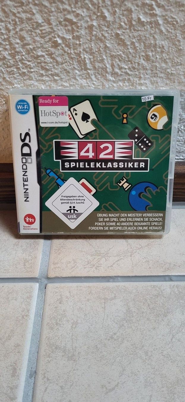 Nintendo Giochi: Nintendo DS Spiel - 42 Spielklassiker – Usato da Münsingen venduto da Heroism2010