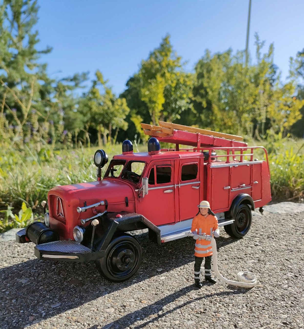 Kit di modellismo & Modellini statici: Magirus-Deutz TLF 16 – Nuovo (secondo la descrizione) da Langendorf venduto da Blechfahrzeuge 1
